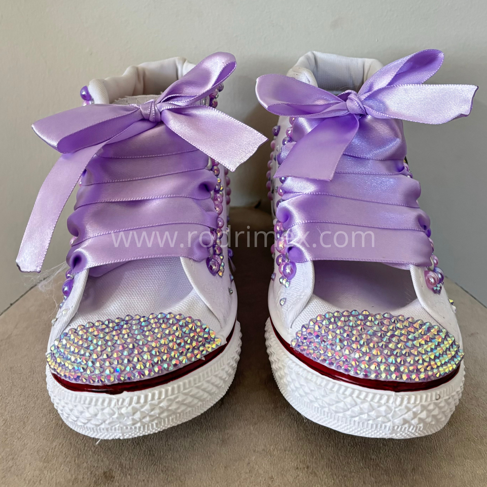 ZAPATILLAS DE LAS GUERRERAS K-POP GOLDEN MORADO