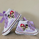 ZAPATILLAS DE LAS GUERRERAS K-POP GOLDEN MORADO