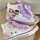 ZAPATILLAS DE LAS GUERRERAS K-POP GOLDEN MORADO