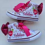 ZAPATILLA DE LARA CAMPOS FUCSIA
