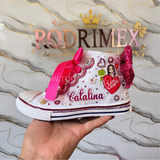 ZAPATILLA DE LARA CAMPOS FUCSIA