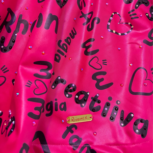 TRAJE DE LARA CAMPOS FUCSIA FULL PEDRERIA