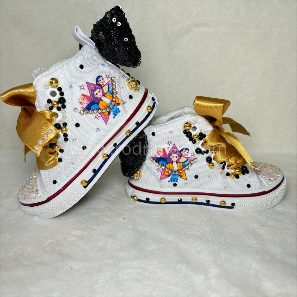 ZAPATILLA DE LAS GUERRERAS K-POP GOLDEN