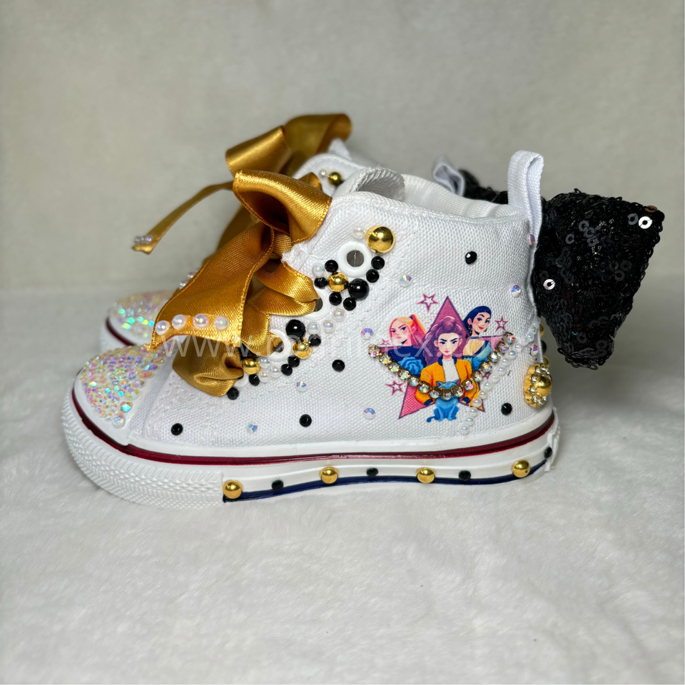 ZAPATILLA DE LAS GUERRERAS K-POP GOLDEN