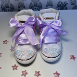 ZAPATILLA DE LAS GUERRERAS K-POP ROSADO LILA