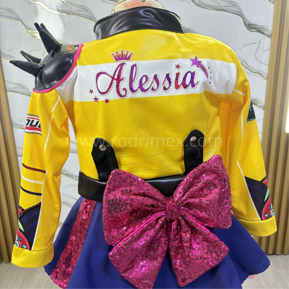 TRAJE AMARILLO PREMIUM DE RUMI