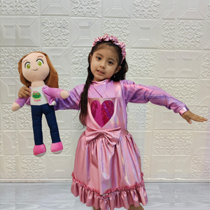 PREVENTA! TRAJE DE LARA CAMPOS ROSADO