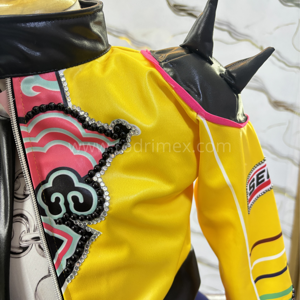 TRAJE AMARILLO PREMIUM DE RUMI