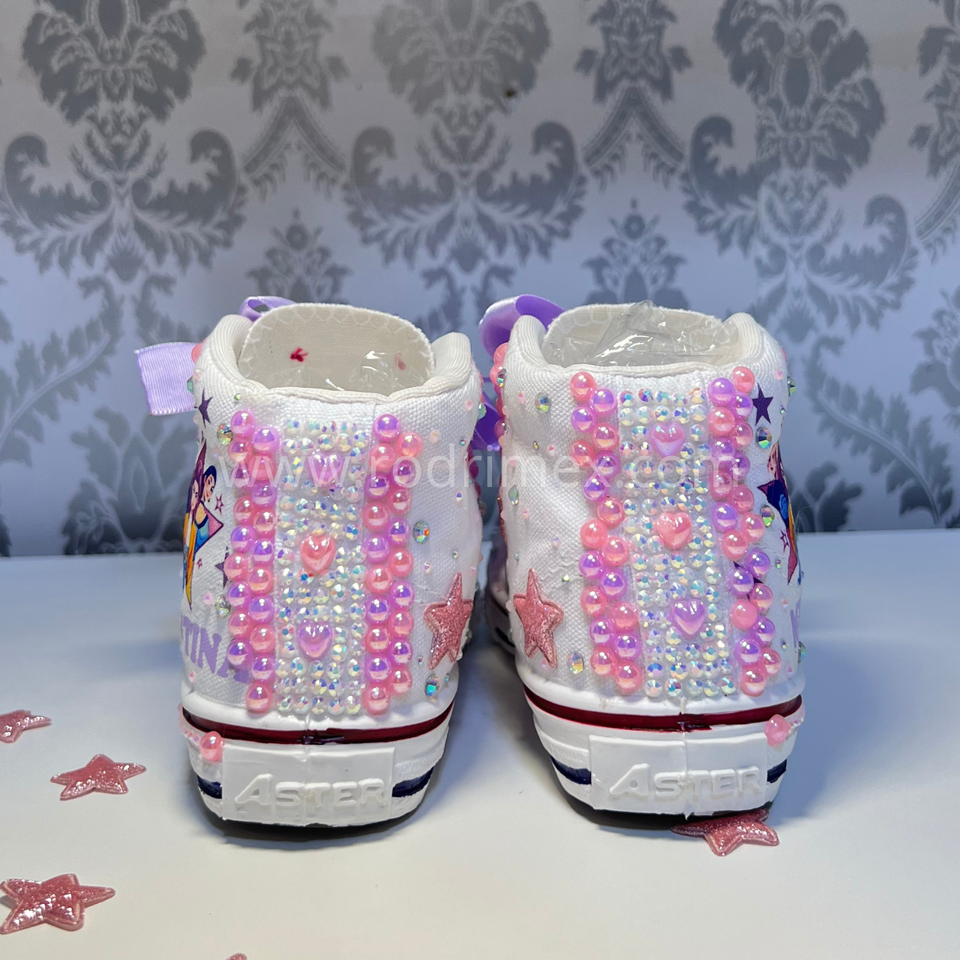 ZAPATILLA DE LAS GUERRERAS K-POP ROSADO LILA
