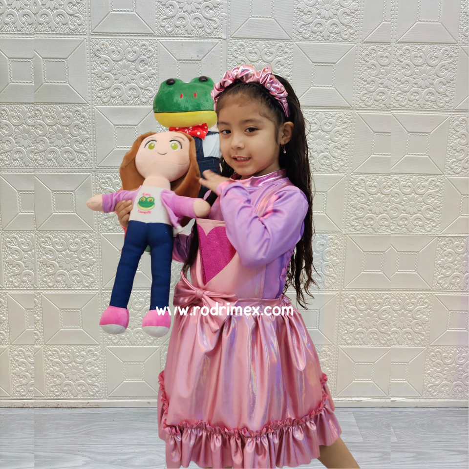 PREVENTA! TRAJE DE LARA CAMPOS ROSADO