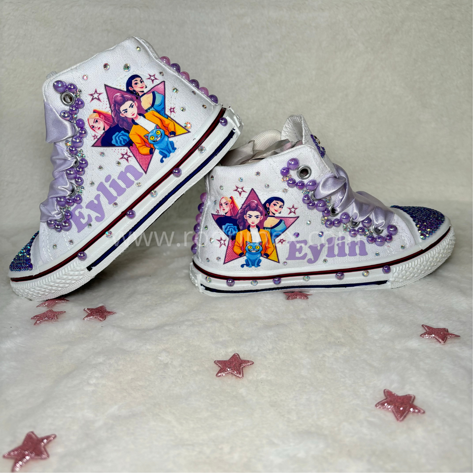 ZAPATILLA DE LAS GUERRERAS K-POP MORADO