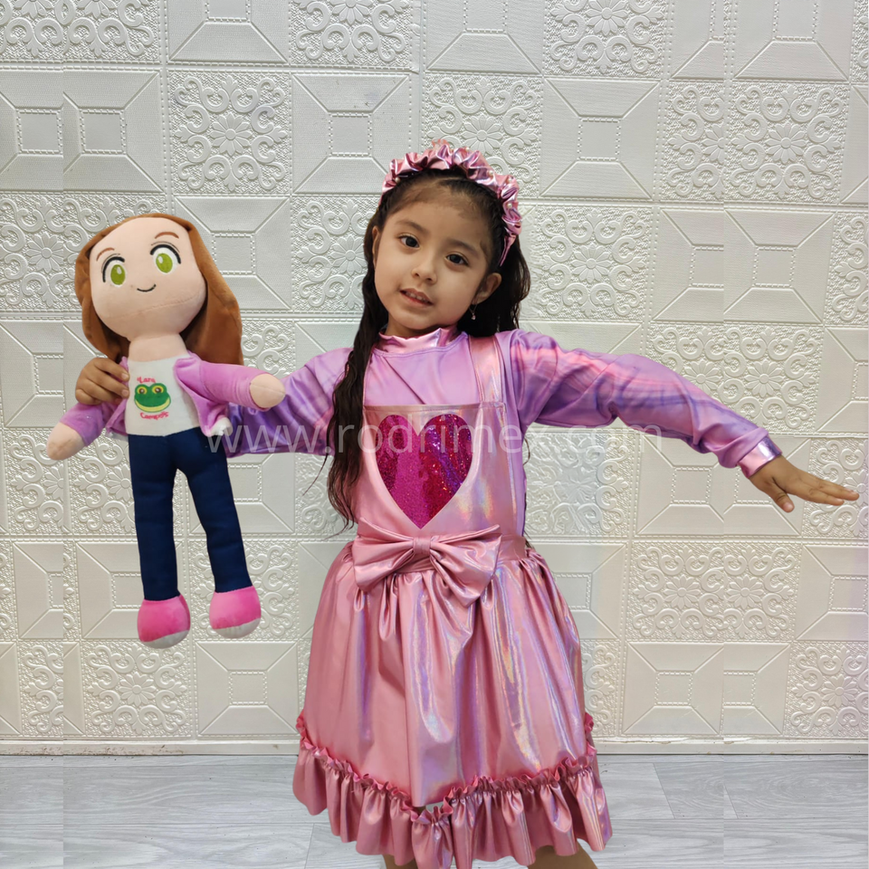 PREVENTA! TRAJE DE LARA CAMPOS ROSADO
