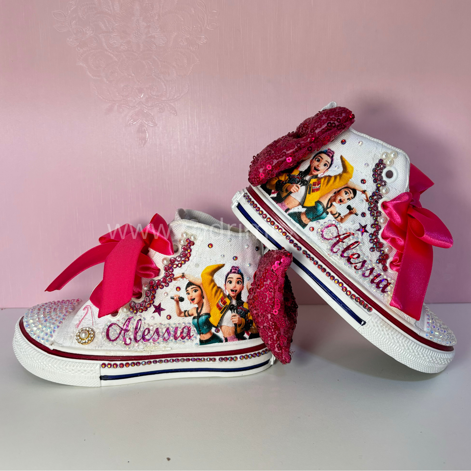 ZAPATILLA DE LAS GUERRERAS K-POP FUCSIA