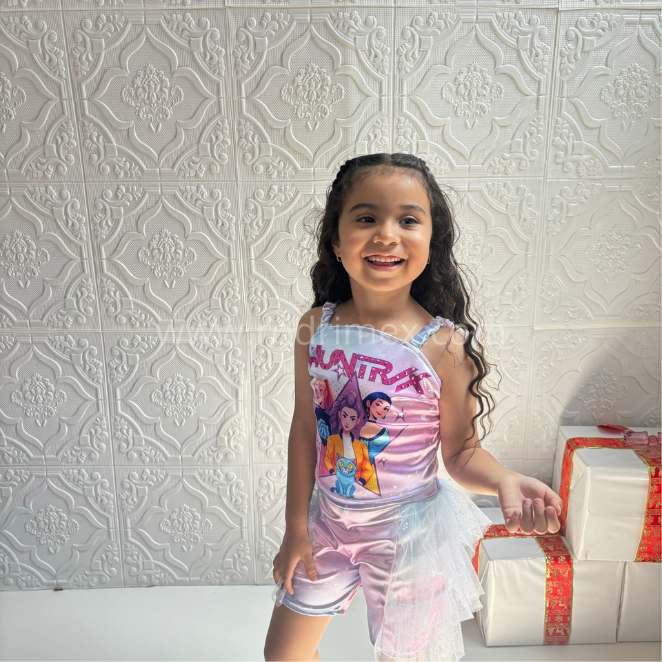 GLITTER HUNTRIX LILA BEBE