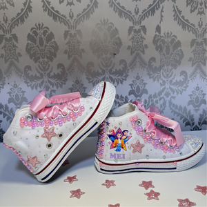ZAPATILLA DE LAS GUERRERAS K-POP ROSADO