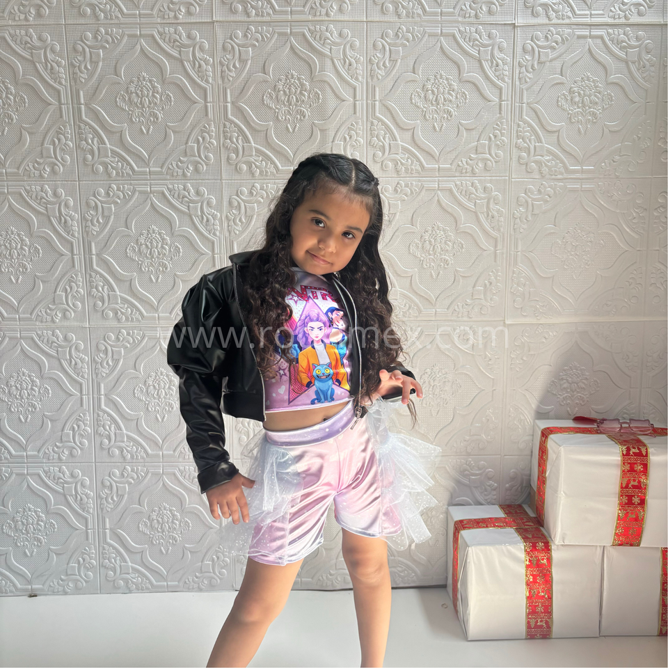 GLITTER HUNTRIX LILA BEBE