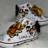 ZAPATILLAS DE LAS GUERRERAS K-POP GOLDEN
