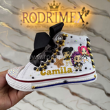 ZAPATILLAS DE LAS GUERRERAS K-POP GOLDEN NEGRO