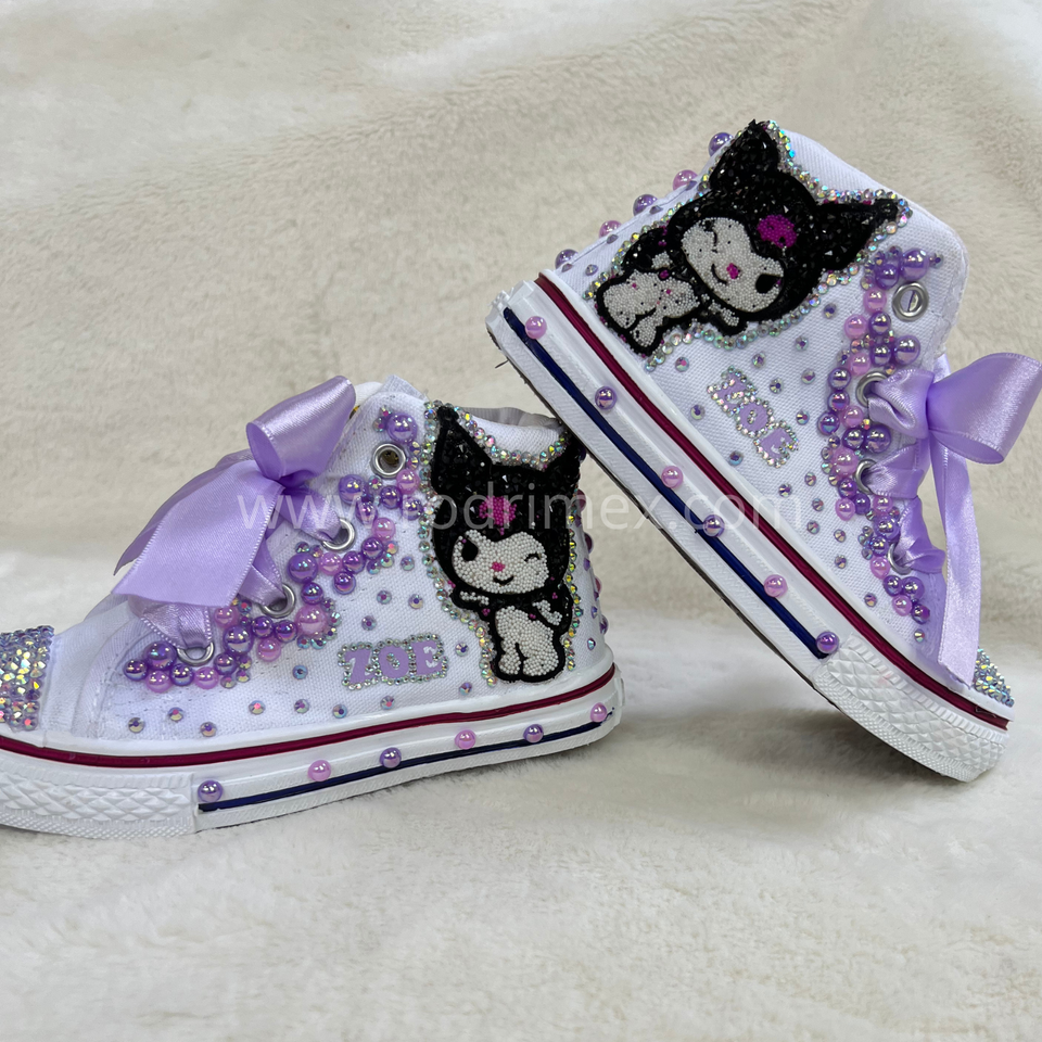 ZAPATILLA DE KUROMI FULL PEDRERIA