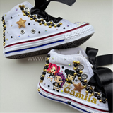 ZAPATILLAS DE LAS GUERRERAS K-POP GOLDEN NEGRO