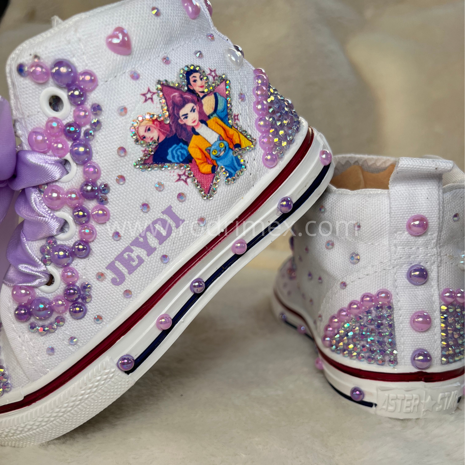 ZAPATILLA DE LAS GUERRERAS K-POP MORADO BEBE
