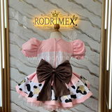 VESTIDO ROSADO JESSIE VAQUERITA