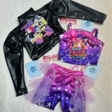 MEGA COMBO GLITTER HUNTRIX - MORADO