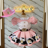 VESTIDO ROSADO JESSIE VAQUERITA