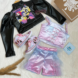 MEGA COMBO GLITTER HUNTRIX - LILA BEBE