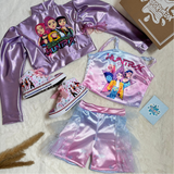 MEGA COMBO GLITTER HUNTRIX - LILA BEBE