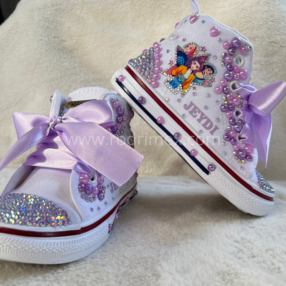 ZAPATILLA DE LAS GUERRERAS K-POP MORADO BEBE