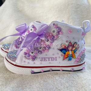 ZAPATILLA DE LAS GUERRERAS K-POP MORADO BEBE