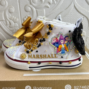 ZAPATILLAS DE LAS GUERRERAS K-POP GOLDEN ESTRELLA