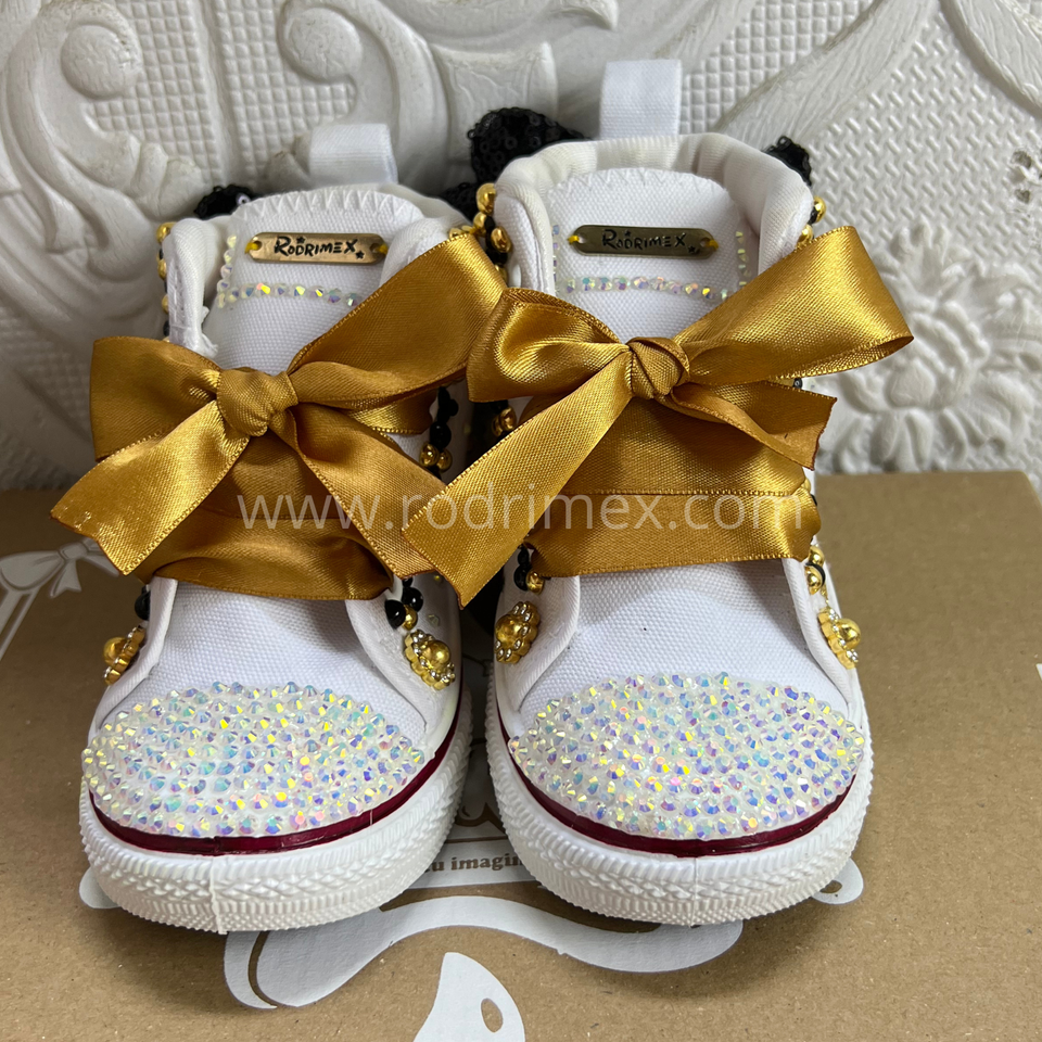 ZAPATILLAS DE LAS GUERRERAS K-POP GOLDEN ESTRELLA