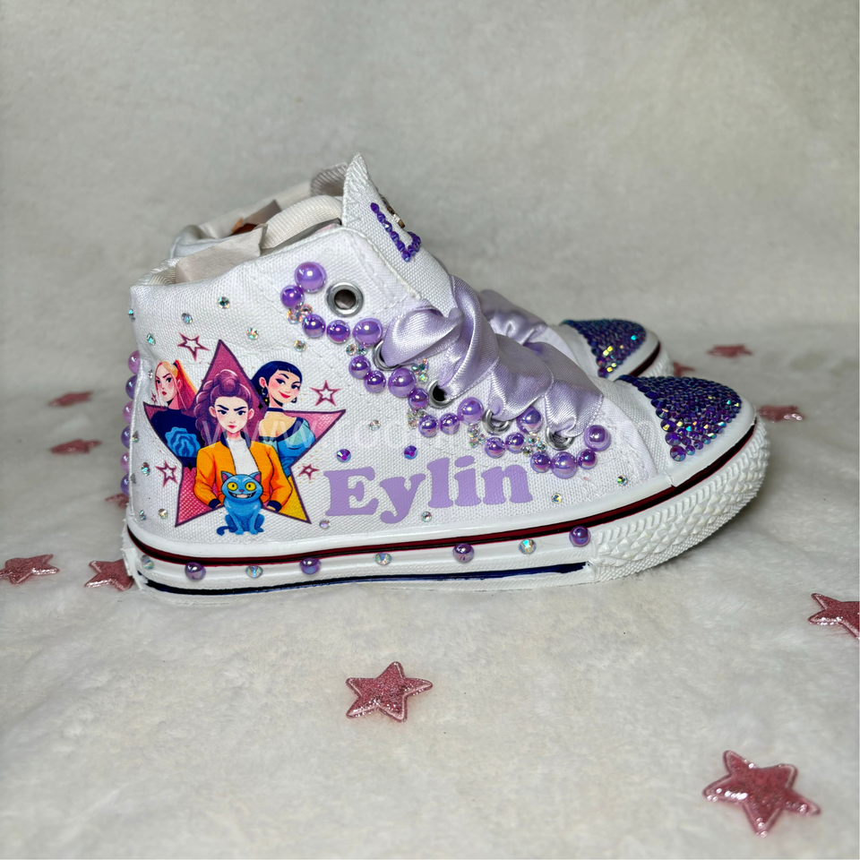 ZAPATILLA DE LAS GUERRERAS K-POP MORADO