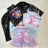 GLITTER HUNTRIX LILA BEBE