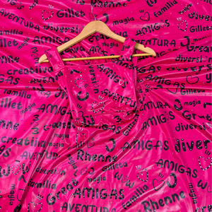 TRAJE DE LARA CAMPOS FUCSIA FULL PEDRERIA