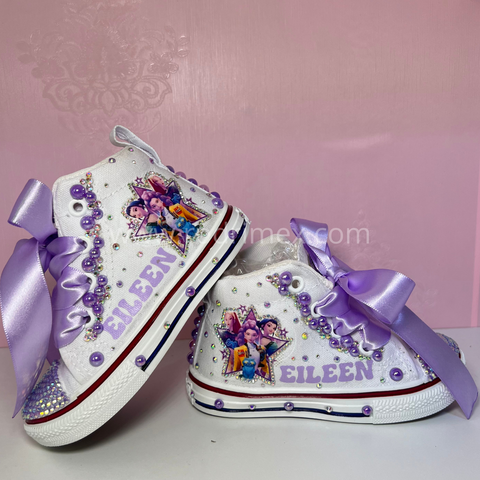 ZAPATILLA DE LAS GUERRERAS K-POP MORADO