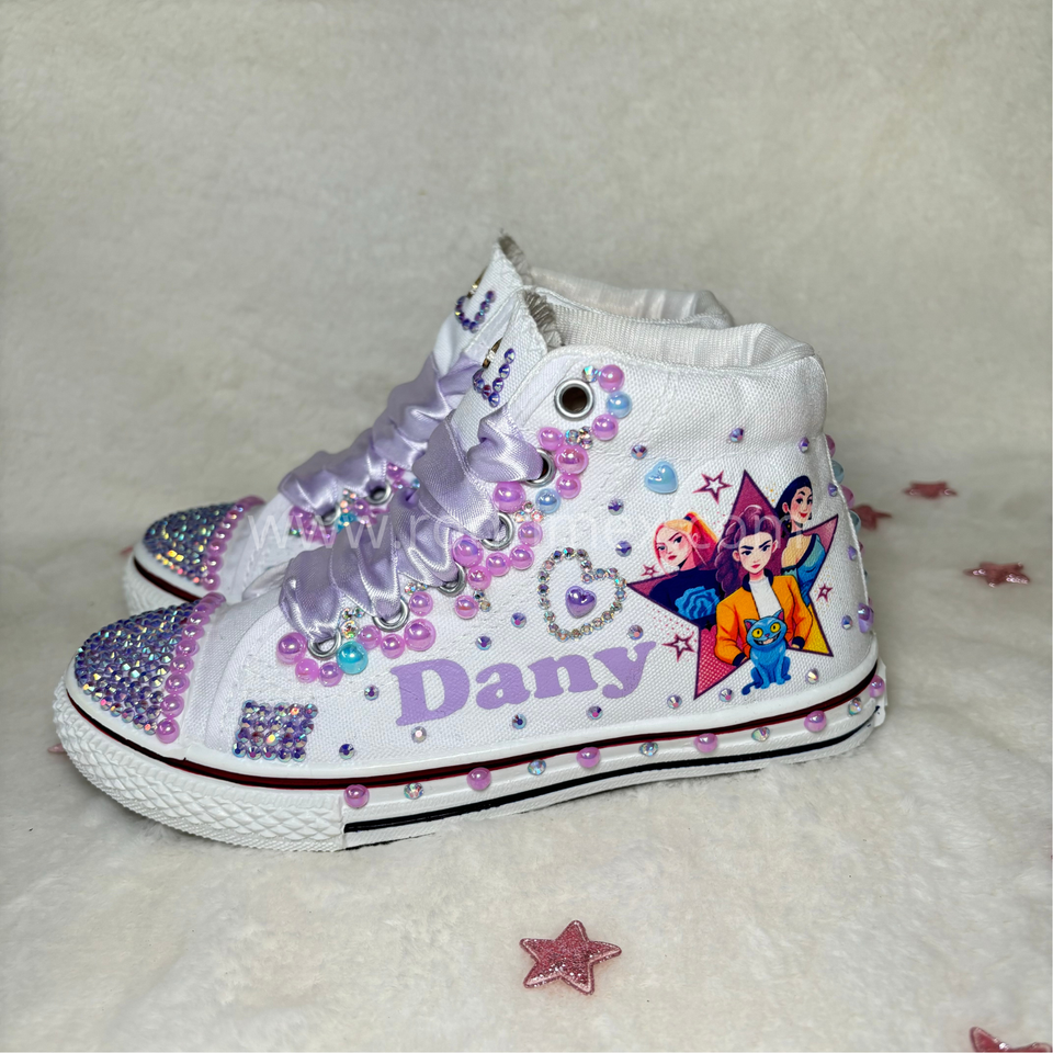 ZAPATILLA DE LAS GUERRERAS K-POP LILA BEBÉ