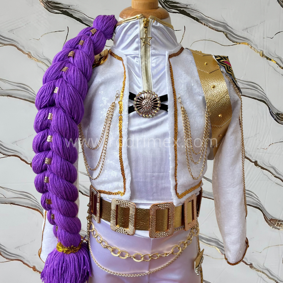 TRAJE GOLDEN BLANCO DE RUMI