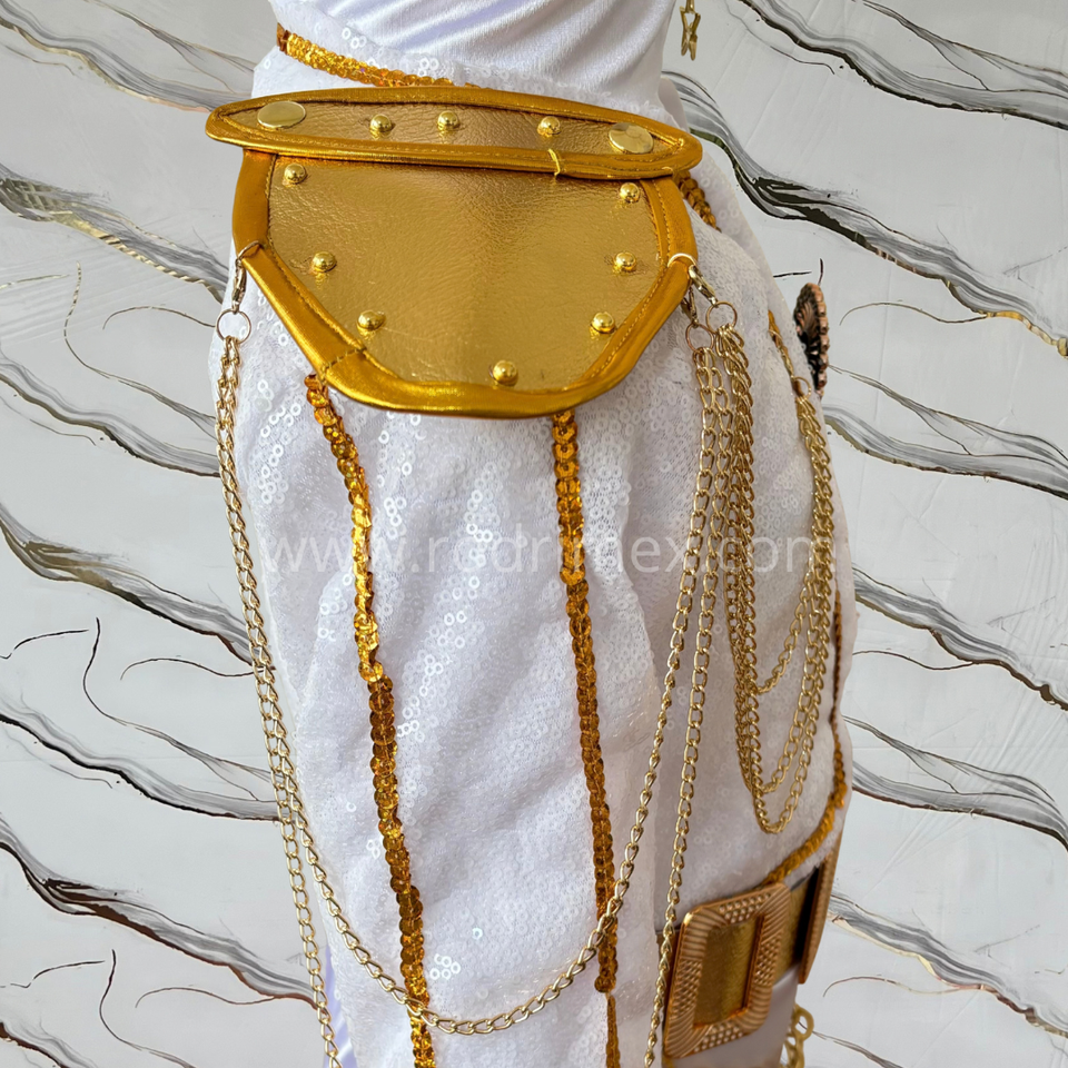 TRAJE GOLDEN BLANCO DE RUMI
