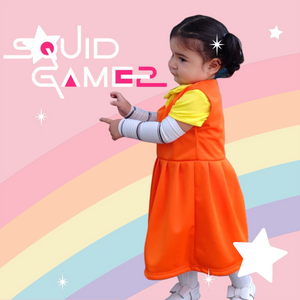 TRAJE DE LA MUÑECA DEL JUEGO DEL CALAMAR