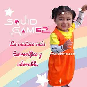 TRAJE DE LA MUÑECA DEL JUEGO DEL CALAMAR